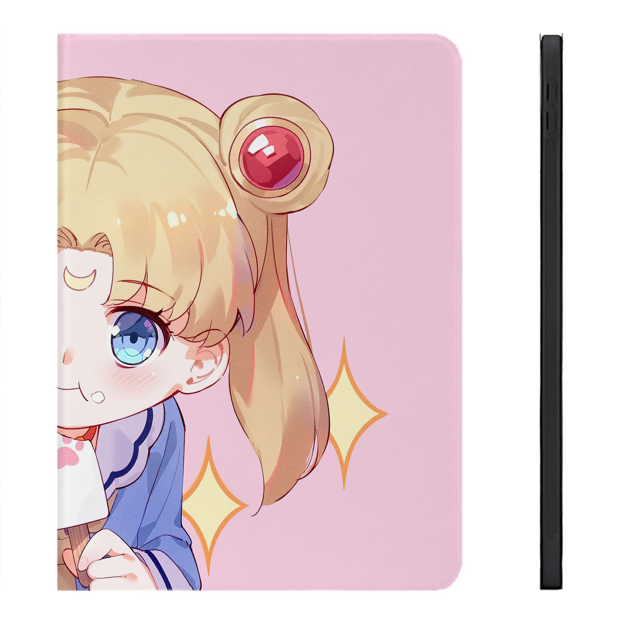 （画像用） 美少女戦士セーラームーン Sailor Moon IPadケース ペンホルダー付き ブックスタイルデザイン